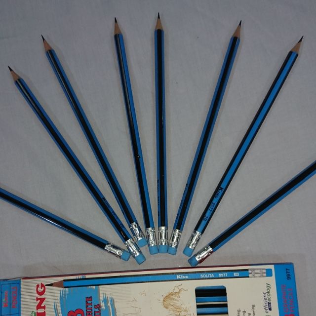 King Pencils 1 ชุด 4 ชิ้น 2B King Pencils