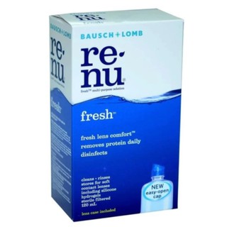 น้ำยาล้างคอนแทคเลนส์ รีนิว เฟรช Renu Fresh Multi Purpose Solution 120ml.