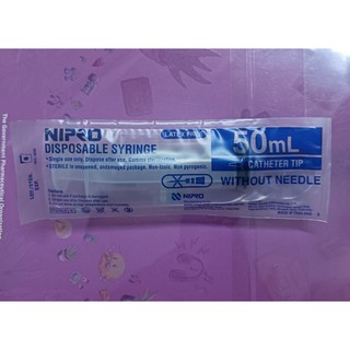 Syringe Nipro 50 ml กระบอกฉีดยาขนาด 50 ซีซี