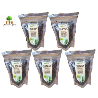 Healthie Tastie organic black quinoa 100% 100 grams 5 sachets ควินัว ออร์แกนิค 100% 100 กรัม 5 ถุง