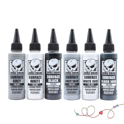 SKULL COLOR สีอะคริลิค ผสมสำเร็จ 60 ml
