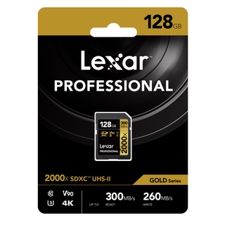 Lexar 128GB SDXC Professional 2000x (300MB/s)