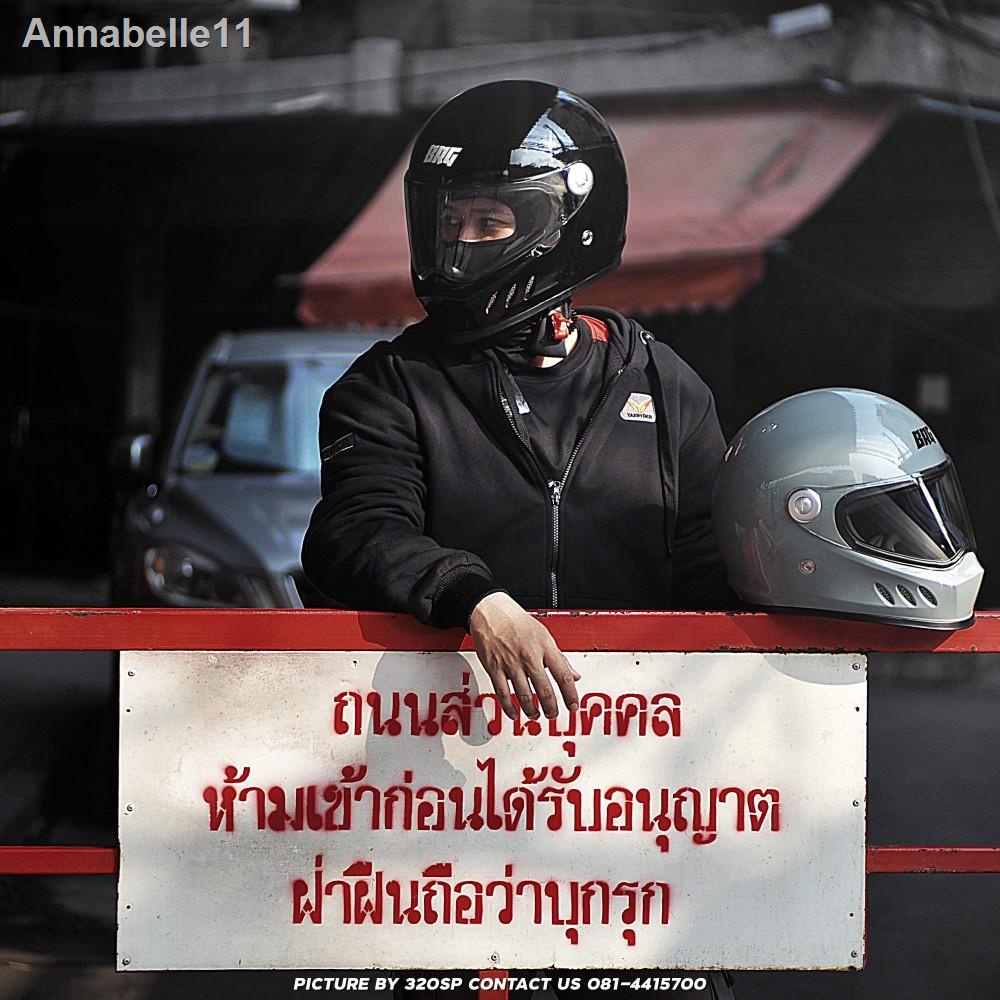 อุปกรณ์จัดส่งที่รวดเร็ว△🤩! ใส่โค้ด 320SP190P ลด 190 บาท 🤩หมวกกันน็อค BRG helmet รุ่น Retro