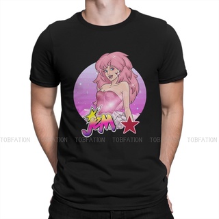 เสื้อยืดวินเทจเสื้อยืด ผ้าฝ้าย โอเวอร์ไซซ์ พิมพ์ลายวง Jem and the Holograms สีชมพู สไตล์ฮาราจูกุ สําหรับผู้ชายS-5XL