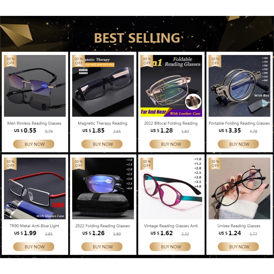 แว่นตาอ่านหนังสือ แบบพับได้ แบบพกพา ป้องกันแสงสีฟ้า พร้อมซองหนัง สําหรับผู้ชาย ราคา ถูกที่สุด ดีลบีเคเค แกลเลอรีภาพที่ 9