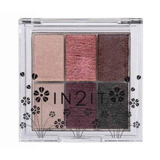 IN2IT NUDE 6 COLOUR  PALETTE อายชโดว์ 6 สี ขนาด 4g.