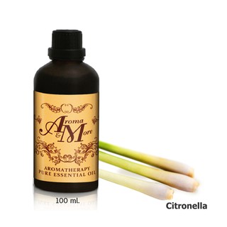 Aroma&amp;More Citronella “Java” Essential Oil 100% น้ำมันหอมระเหยตะไคร้หอม, Indonesia 100ML