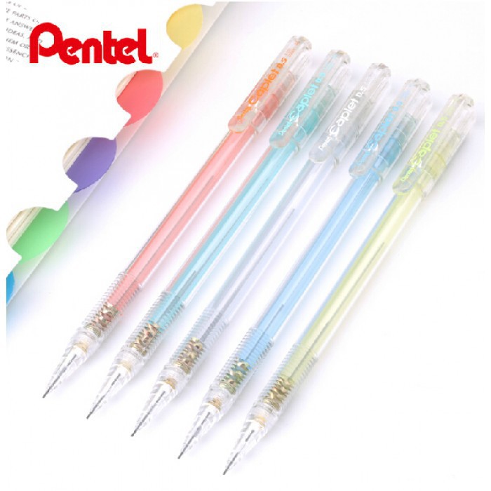 ดินสอกด Pentel 0.5 Caplet คละสี