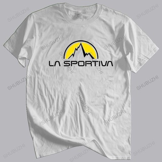 เสื้อยืดผ้าฝ้ายพรีเมี่ยม เสื้อยืดผ้าฝ้าย พิมพ์ลาย La Sportiva แฟชั่นฤดูร้อน สําหรับผู้ชาย