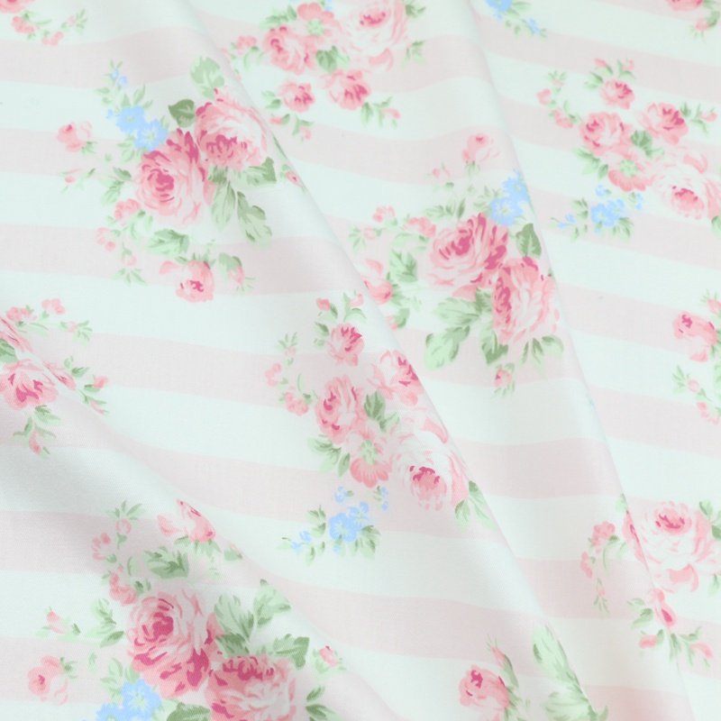 100×235 ซม. กว้างผ้าฝ้ายแท้สีชมพู Rose การพิมพ์ทอผ้า DIY Handmade สิ่งทอที่บ้านผ้าปูที่นอนวัสดุ ราคา ถูกที่สุด ดีลบีเคเค แกลเลอรีภาพที่ 4