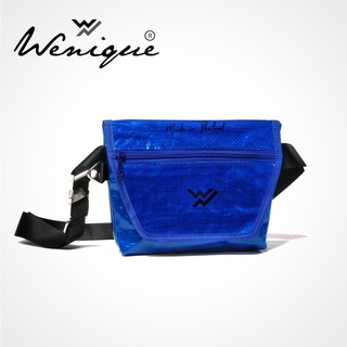 Crossbody bag  รุ่น Cool Blue small bag กระเป๋าคาดอก ทรงสวย เก๋  ขนาด 29*18*9 cm (M003)