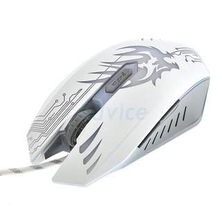 USB Optical Mouse NUBWO (NM-75 PREDATOR) White