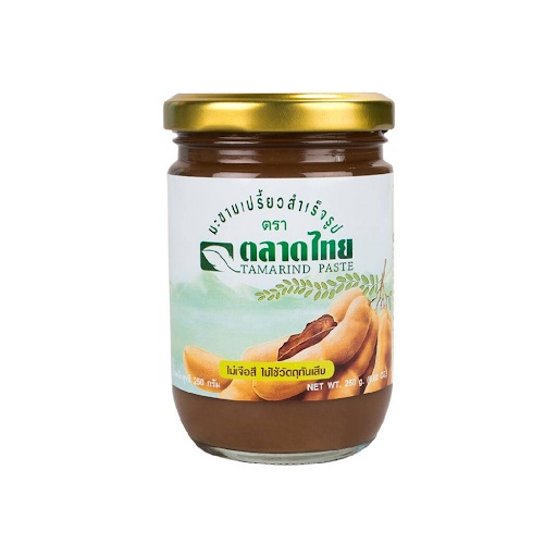 Talad Thai Tamarind Paste 250g มะขามเปรี้ยวสำเร็จรูป ตราตลาดไทย 250 กรัม