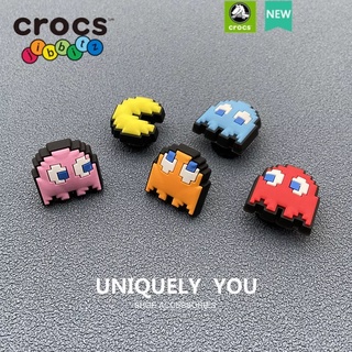 jibbitz crocs charms ตัวติดรองเท้า Pac-man ตัวติดรองเท้า crocs เซ็ต 5 ชิ้น jibbitz ติดรองเท้า