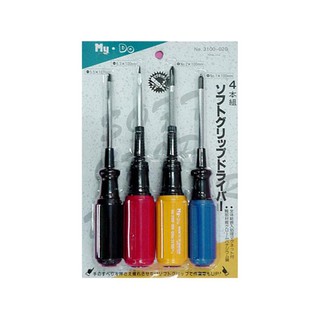 screwdriver 4EA/SET TOP MAN SCREWDRIVER SET Hand tools Hardware hand tools ไขควง ไขควงชุด 4 ตัว/ชุด TOP MAN 3100-020 เคร