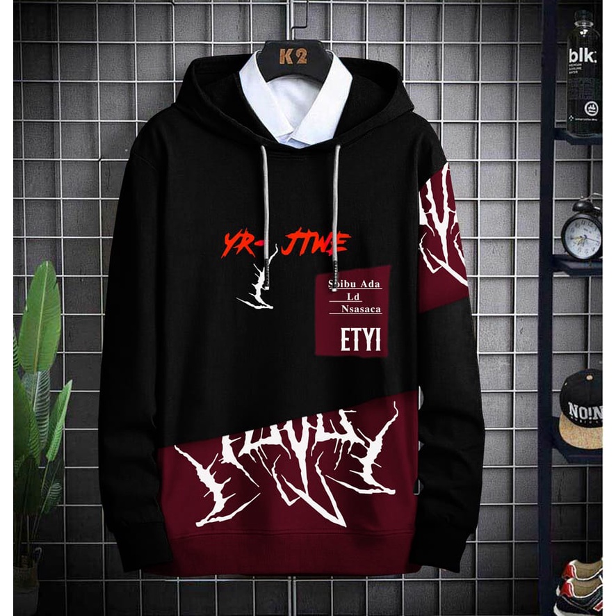 JTWE ผู้ชาย Hoodie ผสมผู้ชาย Distro Hoodie เสื้อกันหนาวผู้ชายขนแกะ Hoodie UK L-XL LSL_Shop