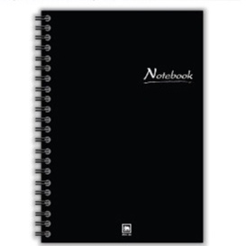 สมุดริมลวด ปกพลาสติก กระดาษหนา 70 แกรม 150 อผ่น  ขนาด B5 ตราช้าง รุ่น WHC-102