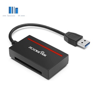 Rocketek CFast 2.0 อะแดปเตอร์การ์ดรีดเดอร์ USB 3.0 เป็น SATA CFast 2.0 และฮาร์ดไดรฟ์ HDD 2.5 นิ้ว