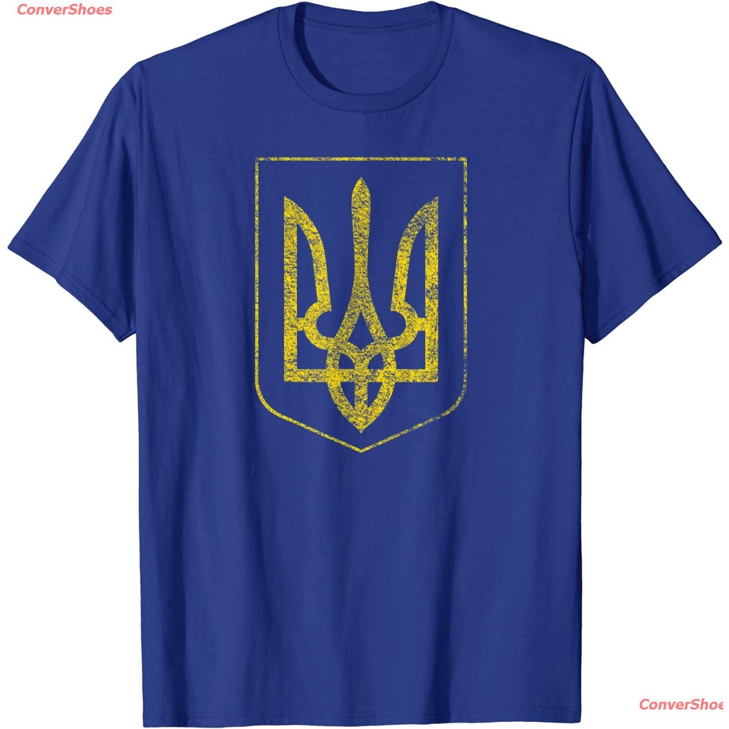 เสื้อยืดแขนสั้น UKRAINE PRIDE UKRAINIAN FLAG COAT OF ARMS RUSSIA ODESSA T-Shirt Short sleeve T-shirt