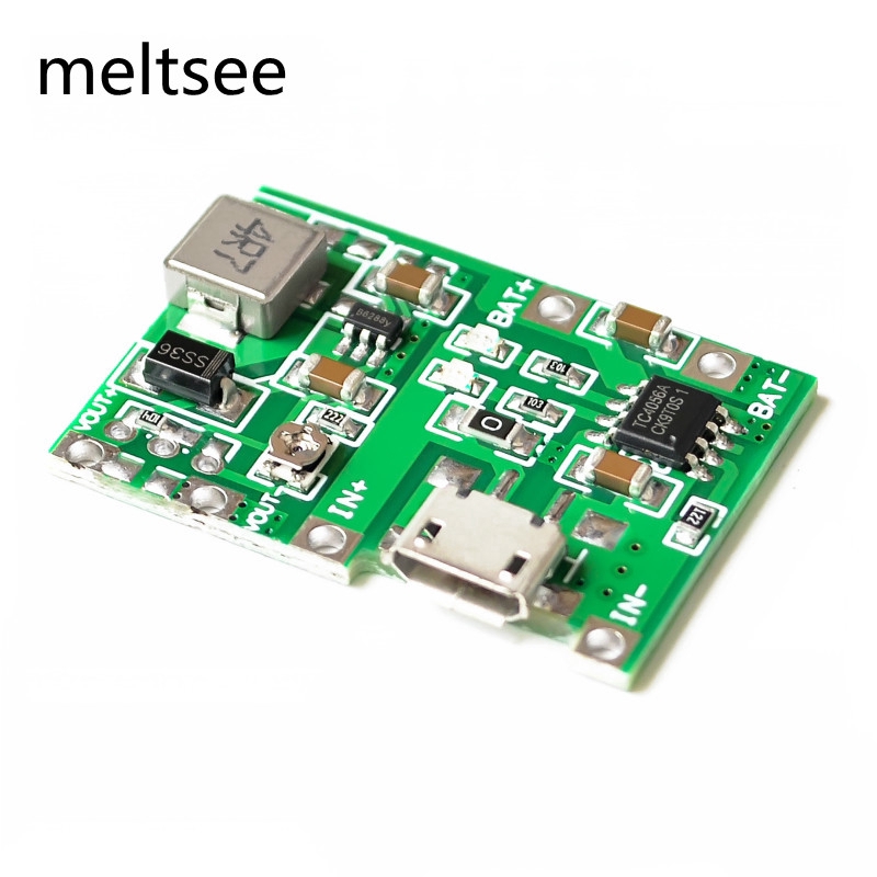 2A สเต็ปอัพ แบบปรับได้ 18650 3.7 V 9V 5v 4.3-27 V 3.7V 9V 5V 2A Adjustable Step Up Boost 18650 Lithium Battery Charging Module 4.3-27V