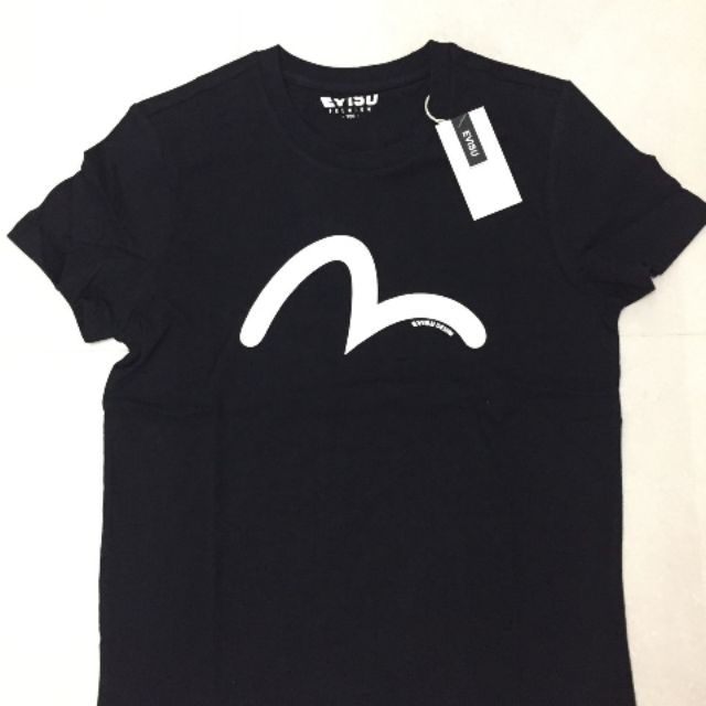 เสื้อยืด Evisu สีดำ ของแท้