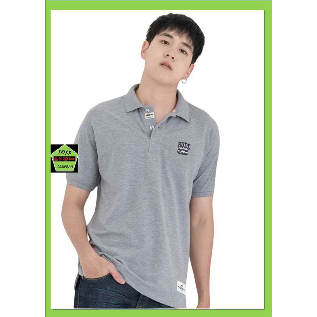 Rudedog  เสื้อโปโล ชาย-หญิง สีดำ รุ่น Skyward (ราคาต่อตัว)