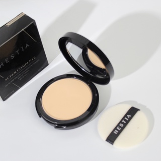 #20 Medium Beige ผิวสองสี ผิวแทน HESTIA SUPER COMPLETE ALL IN ONE SMOOTH FOUNDATION POWDER