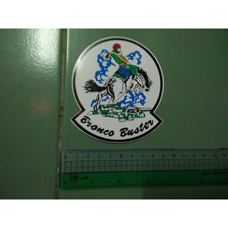 สติกเกอร์เครื่องบินกองทัพอากาศไม่สะท้อนแสง Bronco Buster Royal Thai Air Force Thailand sticker Air Force Sticker