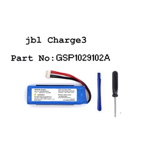 battery jbl Charge3 2016 6000mAh แบตเตอรี่ GSP1029102A สำหรับ JBL Charge 3 2016 ประกัน 6เดือนดือน