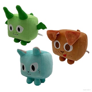 Jason Roblox Pet Simulator X Plush Toys Square Cat Dog Dragon ตุ๊กตายัดไส้ของขวัญสําหรับเด็กของเล่นตกแต่งบ้านสําหรับเด็ก