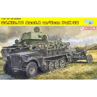 โมเดลประกอบ Dragon Models 1/35 DRA6732 Sd.Kfz.10 Ausf A W/5cm pak 38