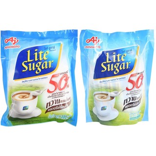 (แพ็ค 2 ห่อ) ไลท์ ชูการ์ วัตถุให้ความหวานแทนน้ำตาลชนิดผง Light Sugar Sweetener instead of powdered sugar