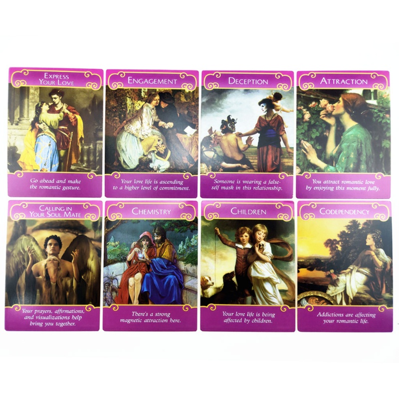 Super The Romance Angels Oracle Cards English Version 44 Card Deck 
