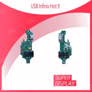 USB Infinix hot 9 อะไหล่สายแพรตูดชาร์จ แพรก้นชาร์จ Charging Connector Port Flex Cable（ได้1ชิ้นค่ะ) Super Display