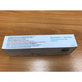 Biomedics 1-Day Plus คอนแทคเลนส์ใส รายวัน (-0.75 to -10.00)