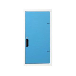 File cabinet CABINET STEEL UDB-1 BO WHITE/BLUE Office furniture Home &amp; Furniture ตู้เอกสาร ตู้เหล็กบานเปิดทึบ KIOSK UDB-