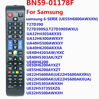 ใหม่ รีโมตคอนโทรล BN59-01178F สําหรับทีวี SAMSUNG พร้อมฟุตบอล FUTBOL BN59-01181B SAMSUNG 6-SERIE (UE55H6800AWXXN) T27D390 UA32H630