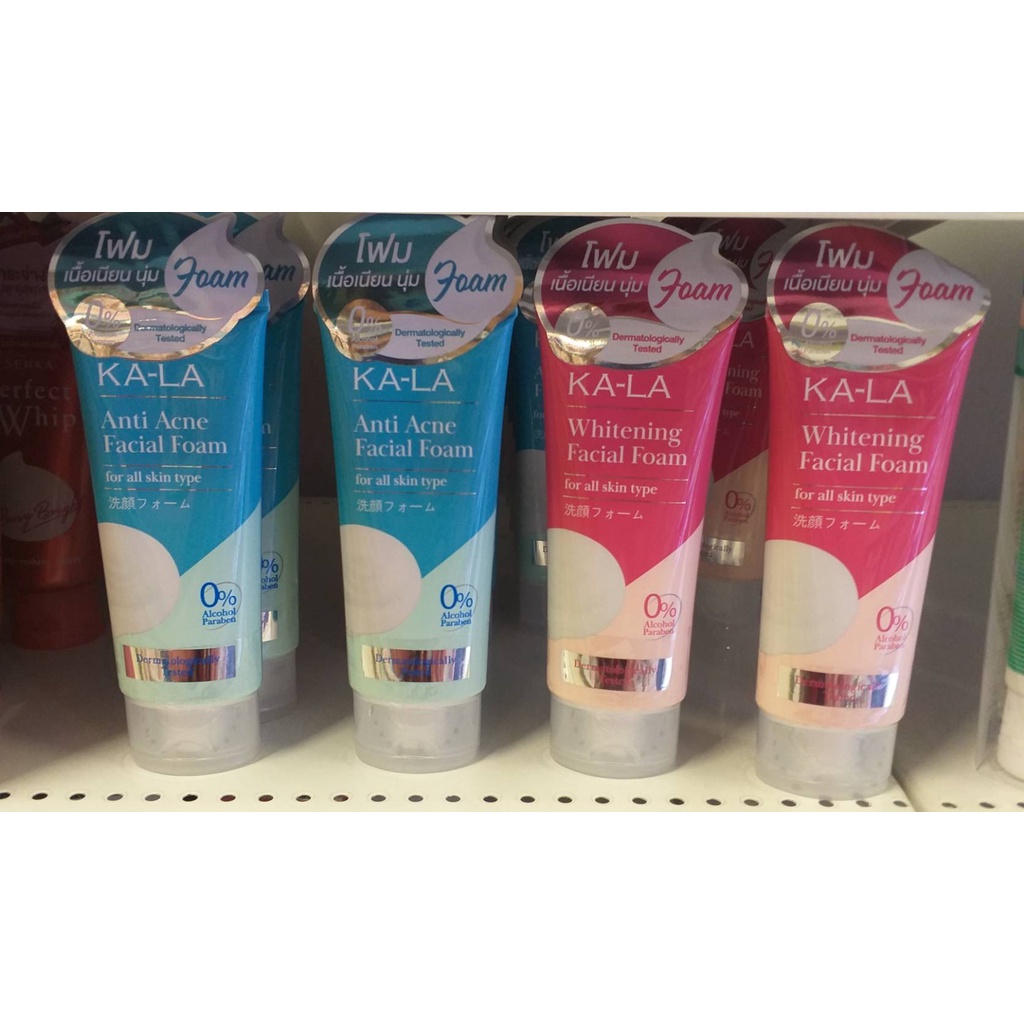 KA-LA กาล่า แอนตี้ แอคเน่,ไวท์เทนนิ่ง  เฟเชียล โฟม ขนาด 100 กรัม โฟมลดสิว ผิวมัน