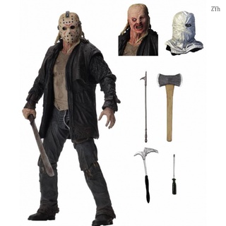 NECA วันศุกร์สีดำ13ไม่มีครับ 2009 เจสัน Jason ฉบับดีลักซ์ 7นิ้วเคลื่อนย้ายมือรุ่น