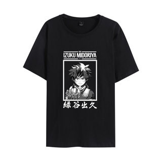 เสื้อยืดแขนสั้น พิมพ์ลาย My Hero Academia My Hero Academy Midoriya Izuku เข้ากับทุกการแต่งกาย สําหรับผู้ชาย และผู้หญิง