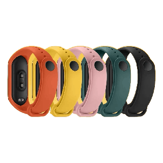 สาย นาฬิกาใช้ได้กับ Xiaomi mi band 3/4 สายยางเรียบ สวมใส่สบาย ถอดเปลี่ยนง่าย สาย xiaomi