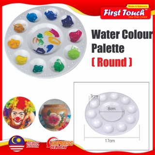 Niso จานสีน้ํา ทรงกลม PAL-909