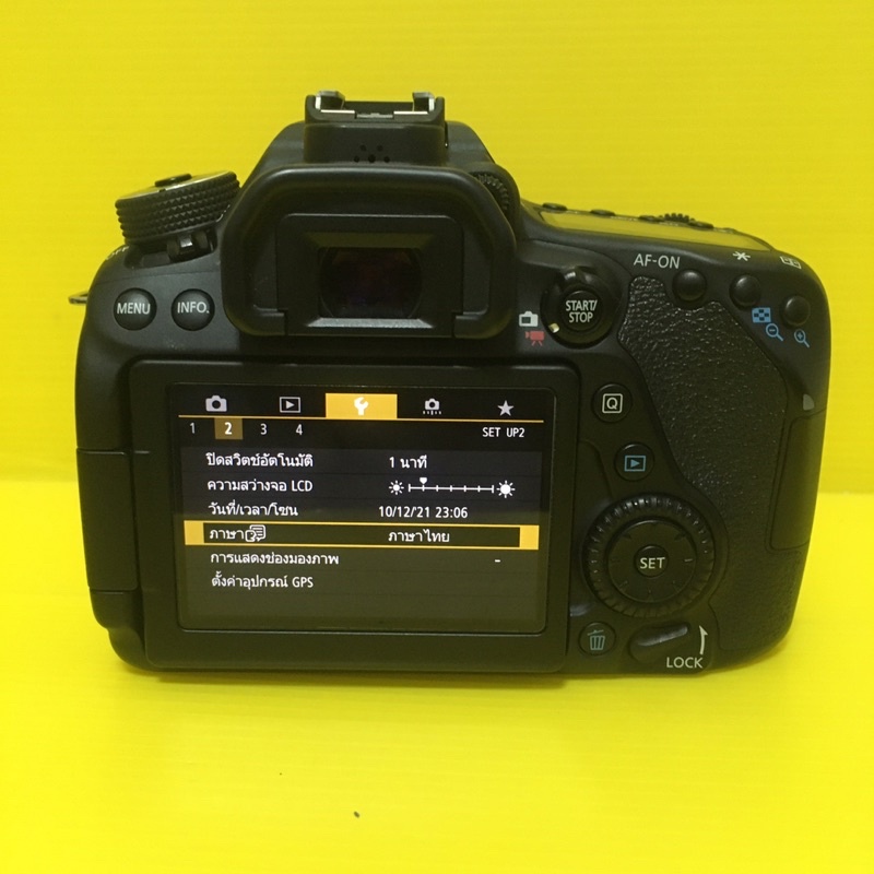 Canon 80D Wi Fi พร้อมเลนส์ 1855 IS STM จอทัช มือสอง สภาพดี ชัตเตอร์