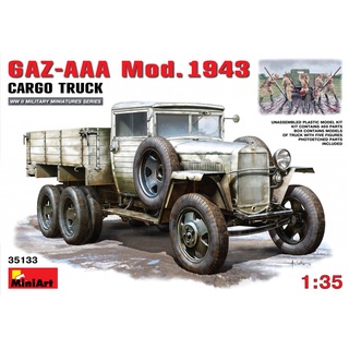 โมเดลประกอบ MiniArt 1/35 MI35133 GAZ-AAA CARGO TRUCK