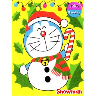 Netto ผ้าห่มขนสำลี ลิขสิทธิ์แท้ ลายโดเรมอน – Snowman