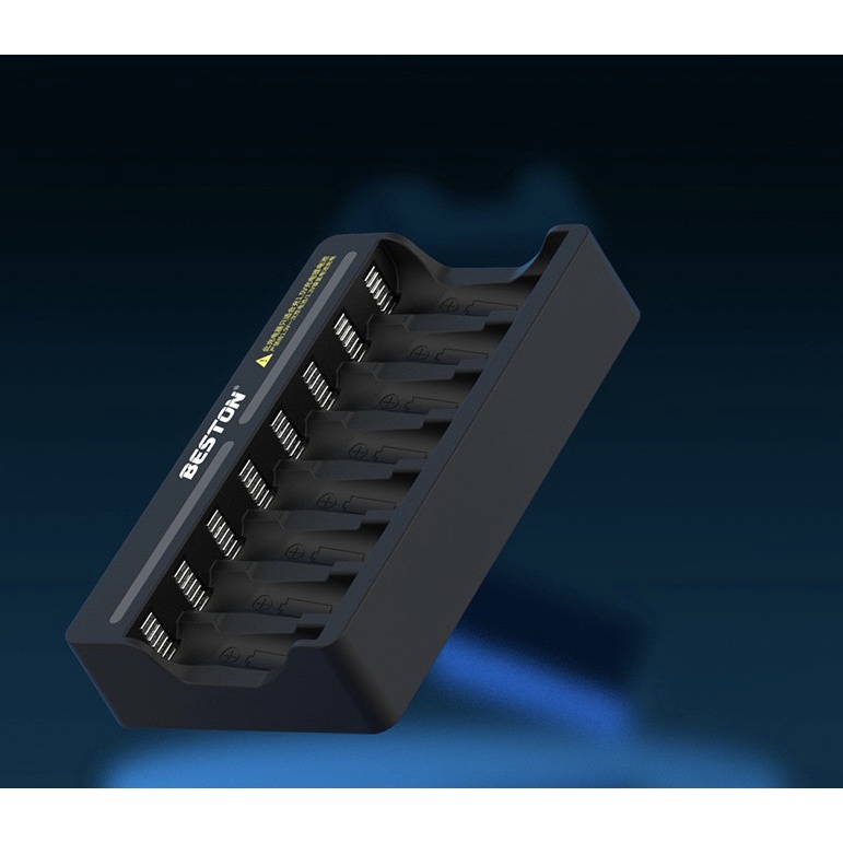 Beston ที่ชาร์จถ่าน Li-ion 1.5V 8ช่อง ถ่านชาร์จลิเธียม ถ่านลิเธียม แบตลิเธียม แบตเตอรี่ลิเธียม