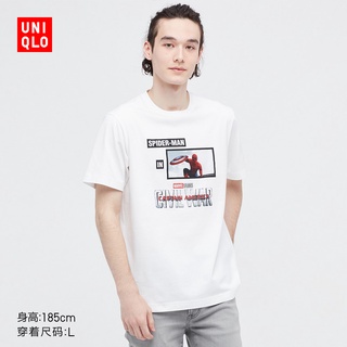 [S-5XL] Uniqlo UT เสื้อยืด แขนสั้น พิมพ์ลายมาร์เวล สําหรับผู้ชาย ผู้หญิง 448592 ยูนิโคล่