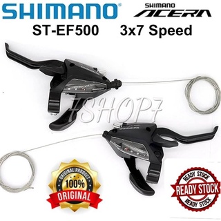 Shimano Shimano 7/21 Speed EZ FIRE PLUS Shifter / Brake Lever Combo ST-EF500 Bike Basikal 7 Speed