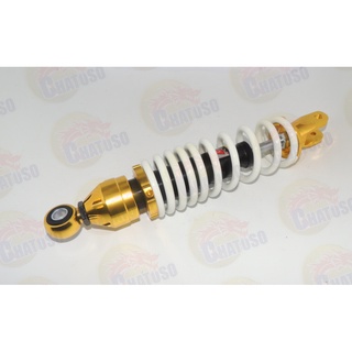 โช๊คหลัง โช๊คหลังแต่ง HYBRID/CNC BMBแท้สำหรับ MIO,FINO,CLICK,SCOOPY-I.ICON  สีตัดทอง