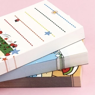 <พร้อมส่ง> กระดาษโน๊ต ❌ไม่มีกาว ลายการ์ตูน Cartoon Note Pad เล็ก/ใหญ่ กระดาษจด เมมโม สมุดโน๊ต โน๊ต